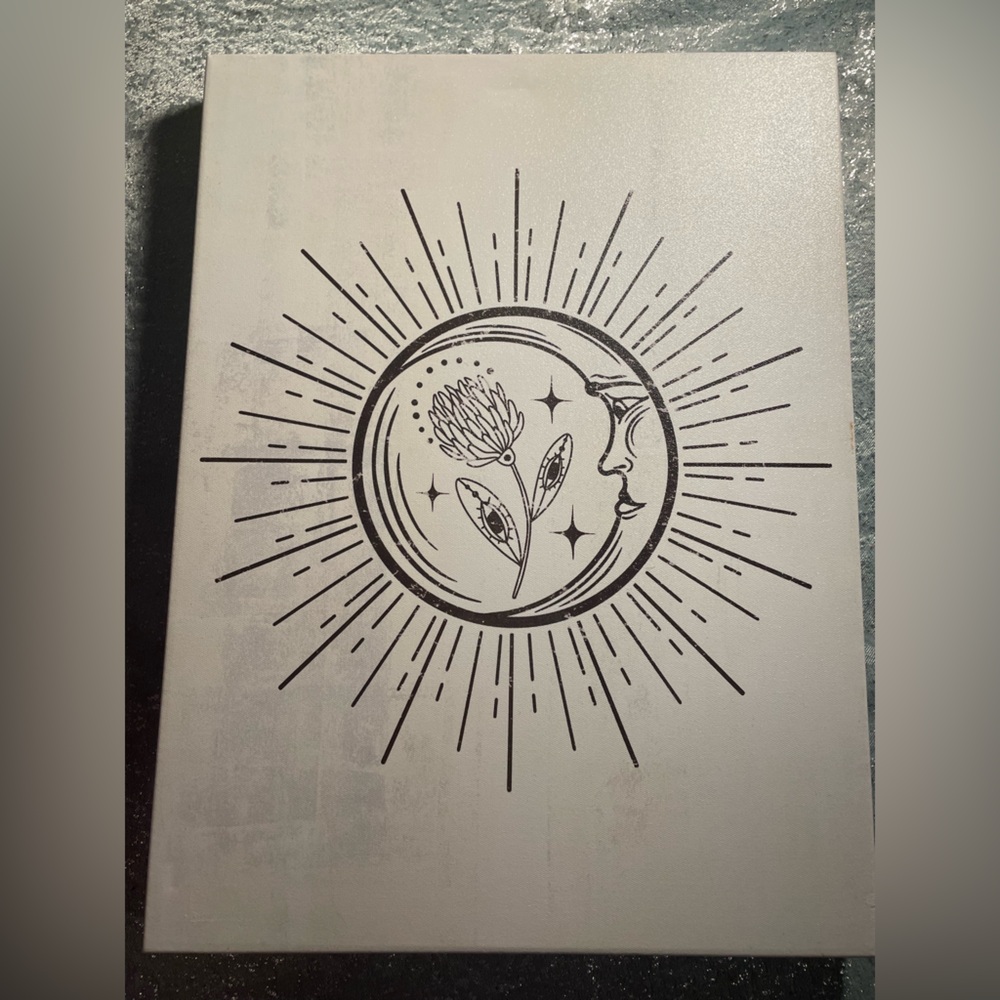 Sun and Moon Art Canvas